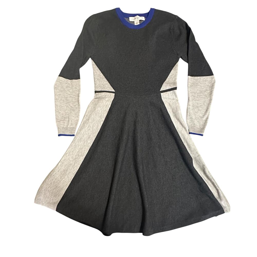 Geometric Sweater Dress - Picture 1 of 4